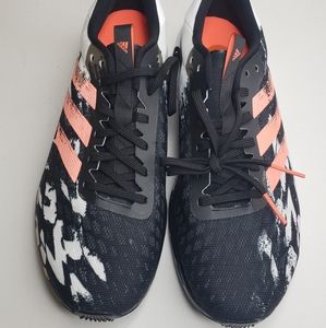 Adidas EF0804 Mens Running Shoes Core Black Coral